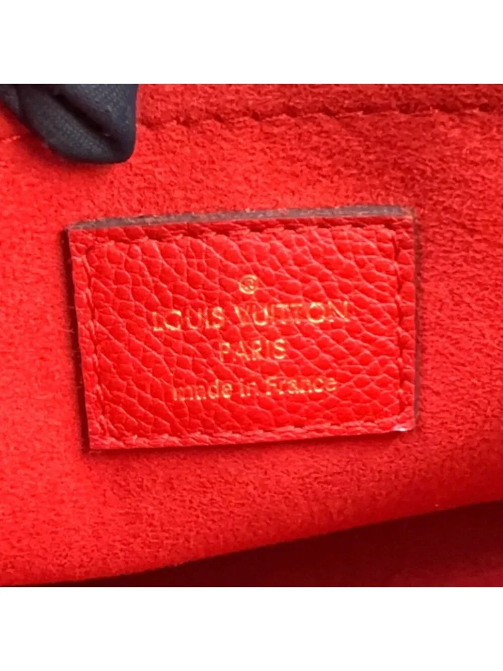 Louis Vuitton Monogram Sunplaseed Leather Brown Red Shoulder Bag Gold